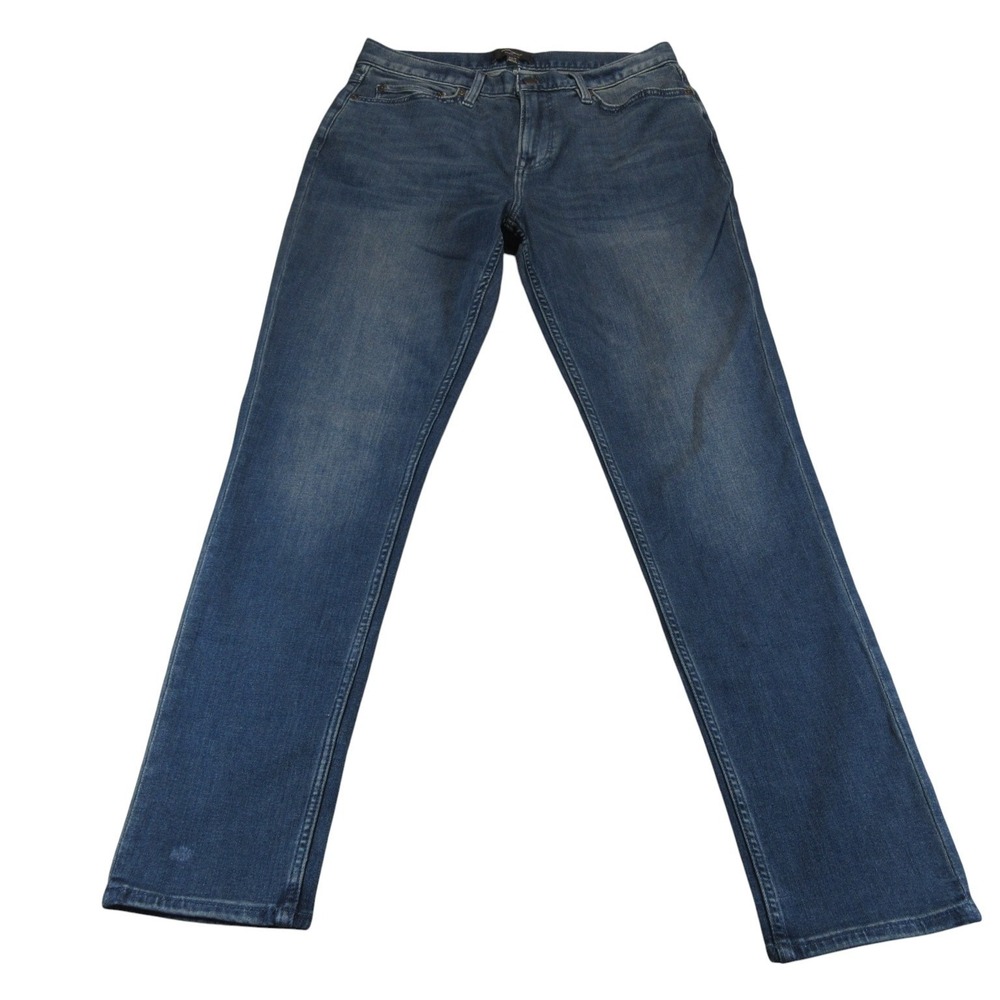 Banana Republic Mens Jeans 32 x 32 Travel Slim Stretch Cotton Rayon Polyester - Picture 2 of 9